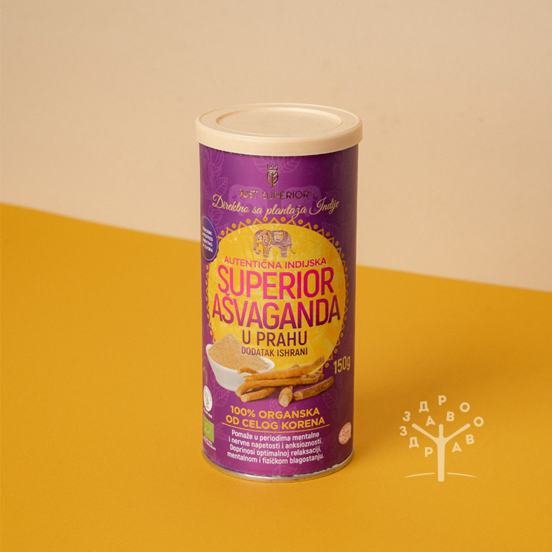 Ašvaganda u prahu organska - Just superior