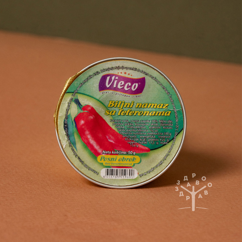 Biljni namaz sa feferonama - vieco