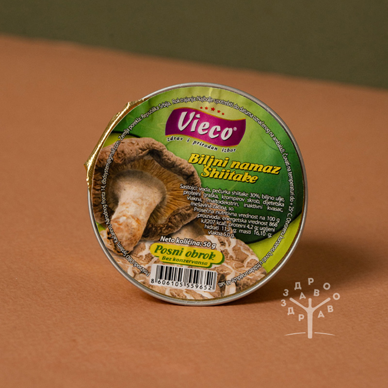 Biljni namaz sa šitake pečurkama - vieco