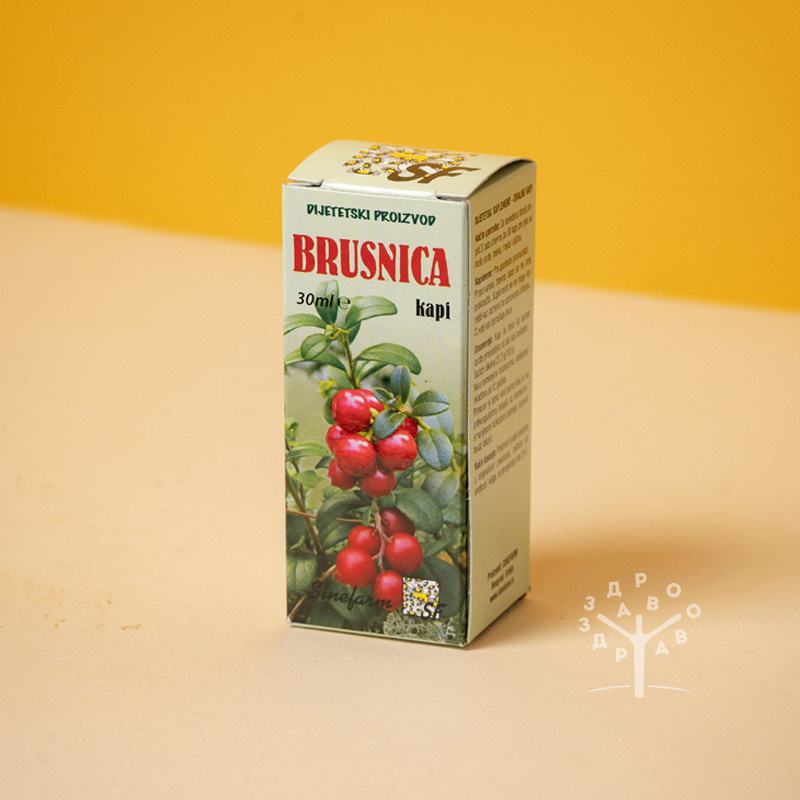 Brusnica kapi - sinefarm