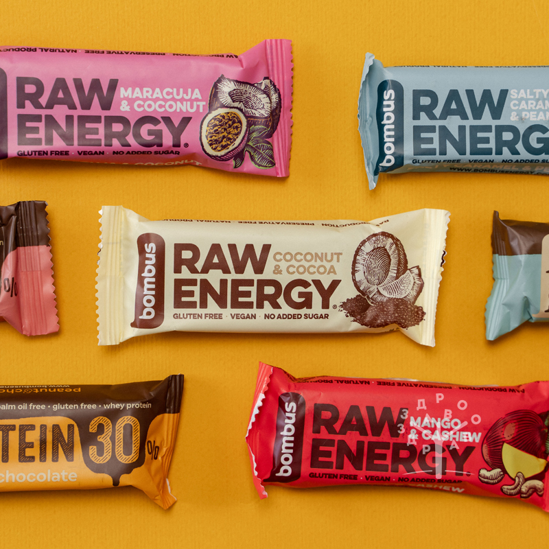 Energy bar kokos kakao sirovo - bombus