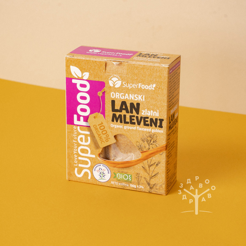 Lan zlatni mleveni organski - superfood