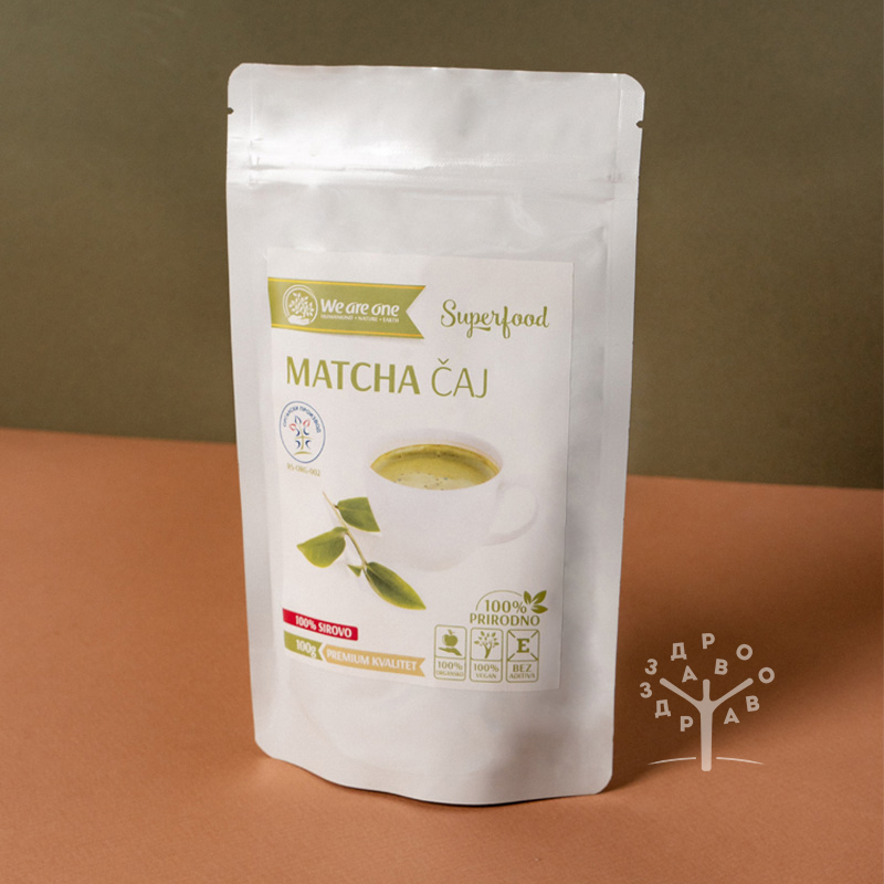 Matcha čaj sirovi organski - we are one