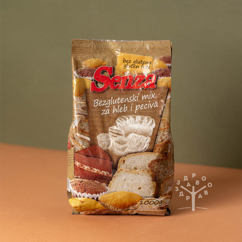 Mix za hleb i peciva bez glutena - senza