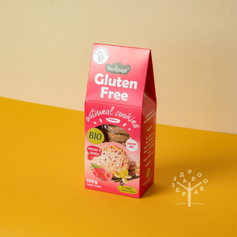 Ovesni keks malina vanila