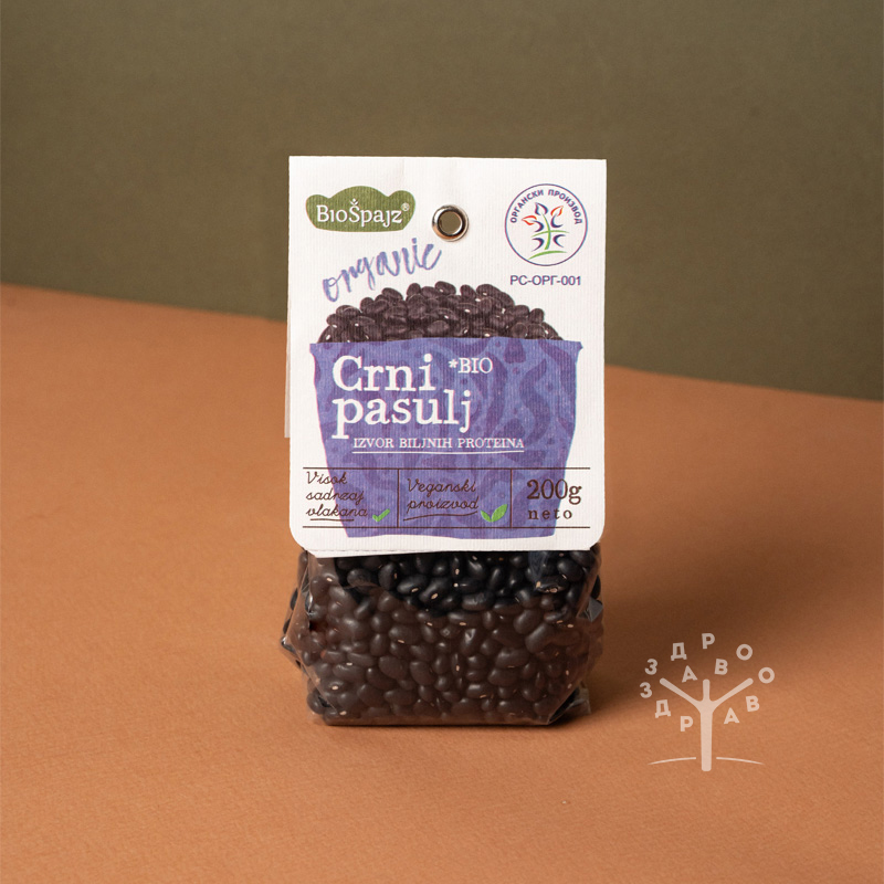 Pasulj crni organski - bio špajz