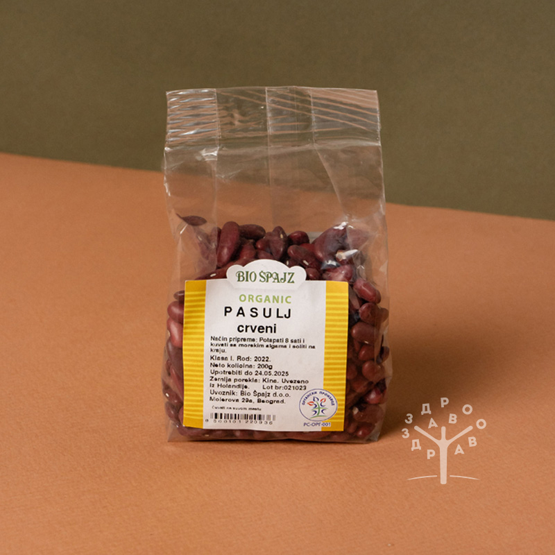 Pasulj crveni organski - bio špajz