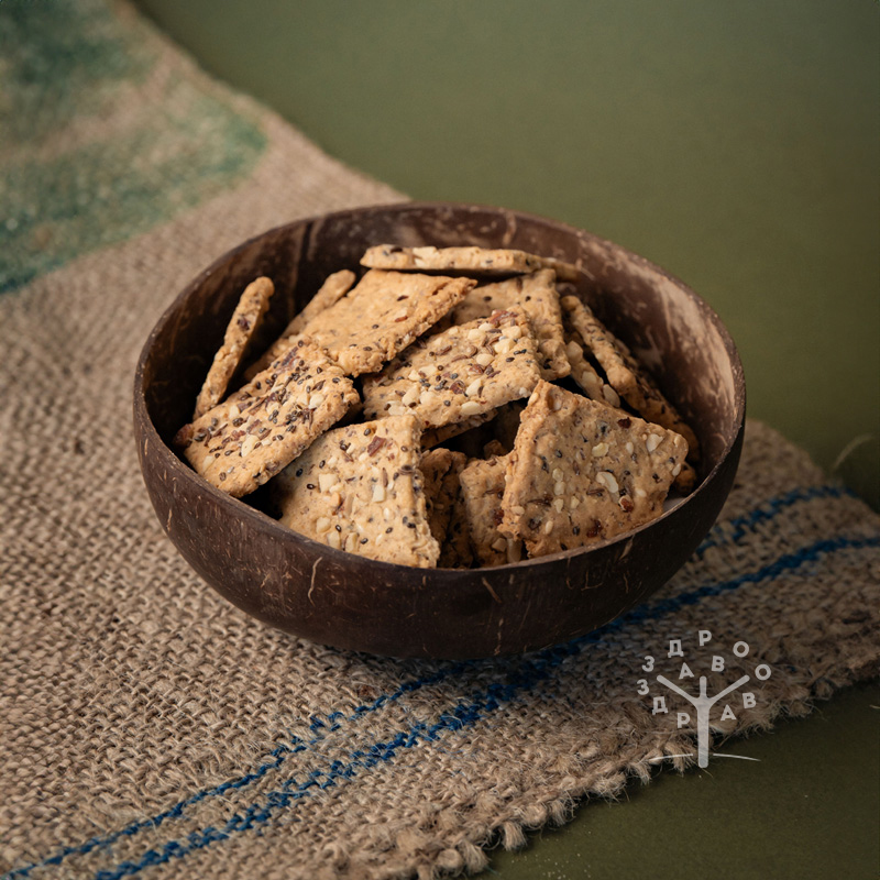 Slani kreker sa bademom faraon