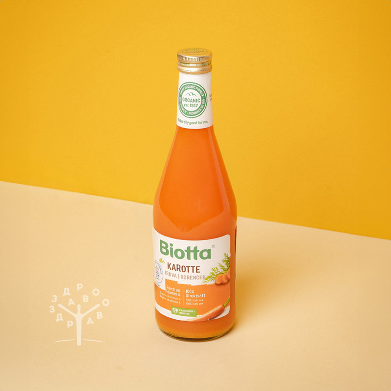 Sok od šargarepe organski - Biotta