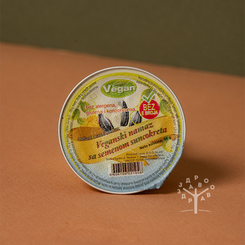 Veganski namaz sa suncokretom - Vegan