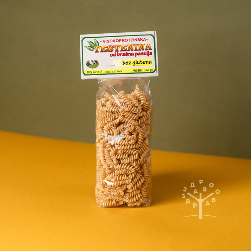 Visokoproteinska testenina od pasulja spirala - pg krstić
